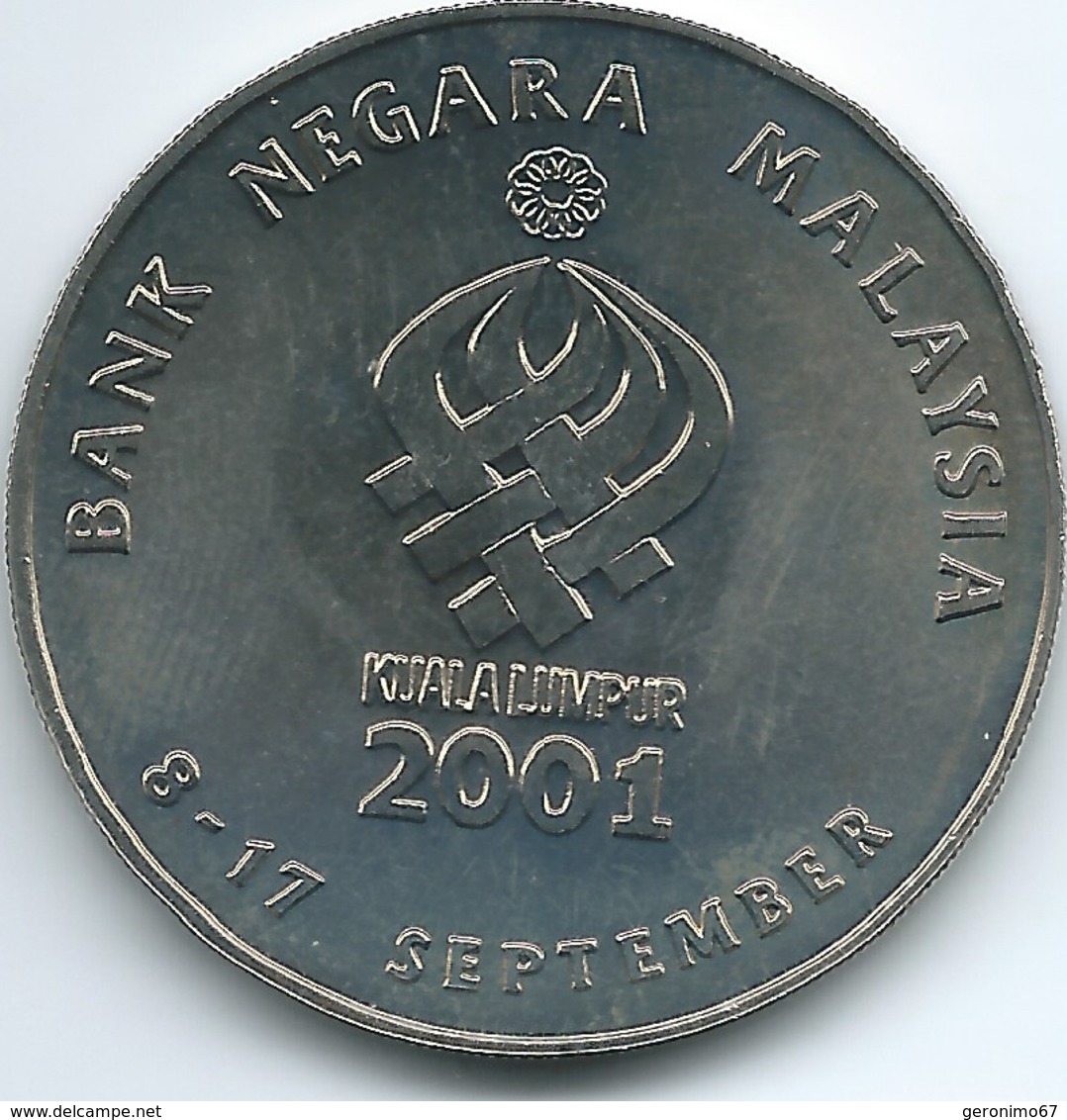 Malaysia - 1 Ringgit - 2001 - XXI Southeast Asian Games - KM71 - Malaysia