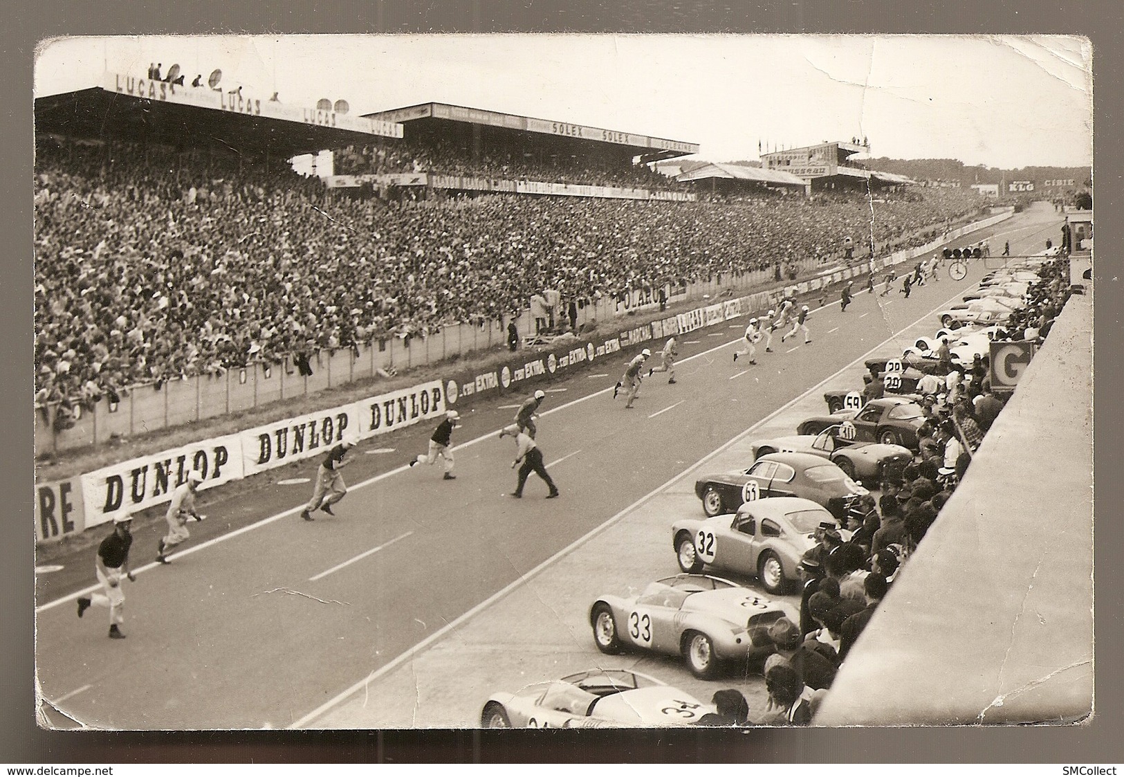 72 Le Mans. Carte Photo. Départ Des 24 Heures Du Mans 1960. Voir Description (1402) - Le Mans