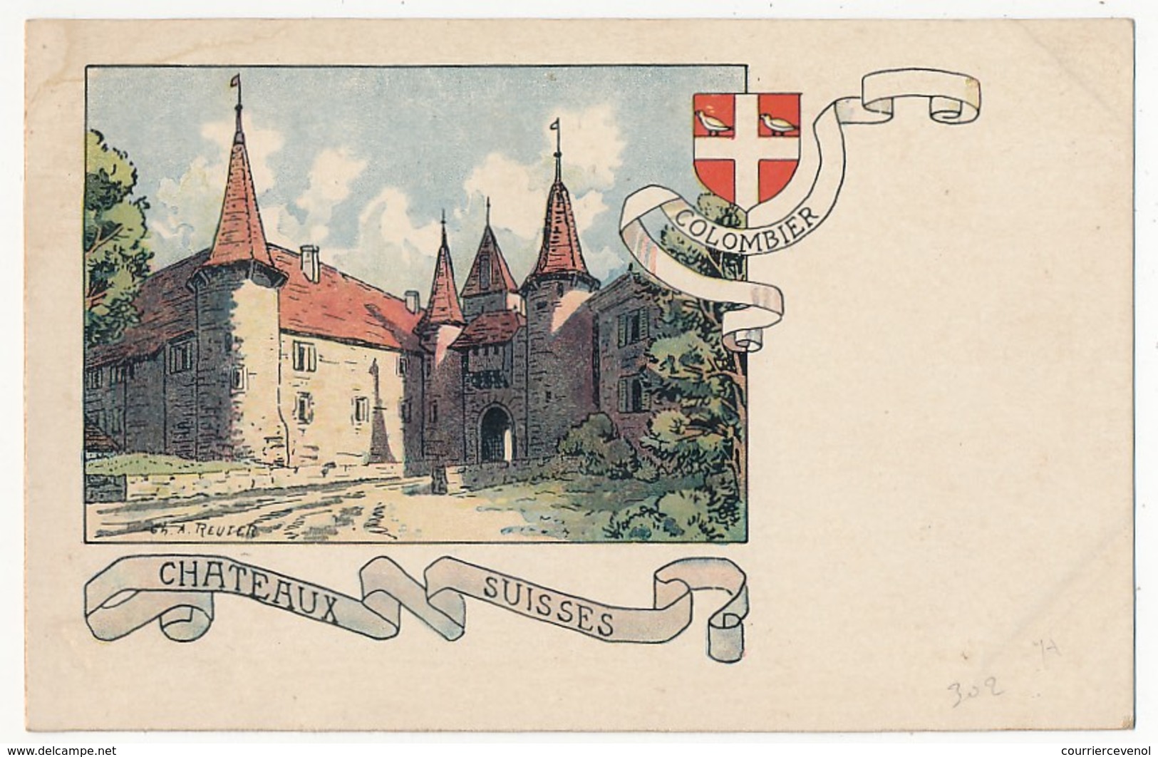 CPA - COLOMBIER (Suisse) - Chateau - Série "Chateaux Suisses" - Colombier