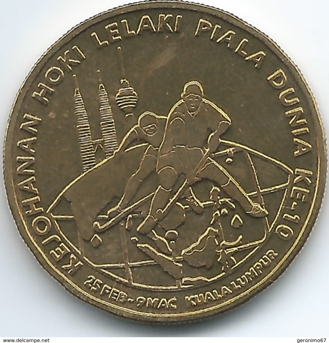 Malaysia - 1 Ringgit - 2002 - 10th Hockey World Cup - KM165 - Malaysia