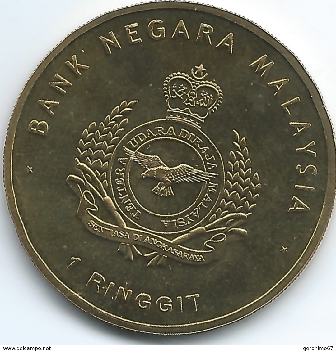 Malaysia - 1 Ringgit - 2008 - 50 Years Of The Royal Malaysian Air Force - KM188 - Malaysia
