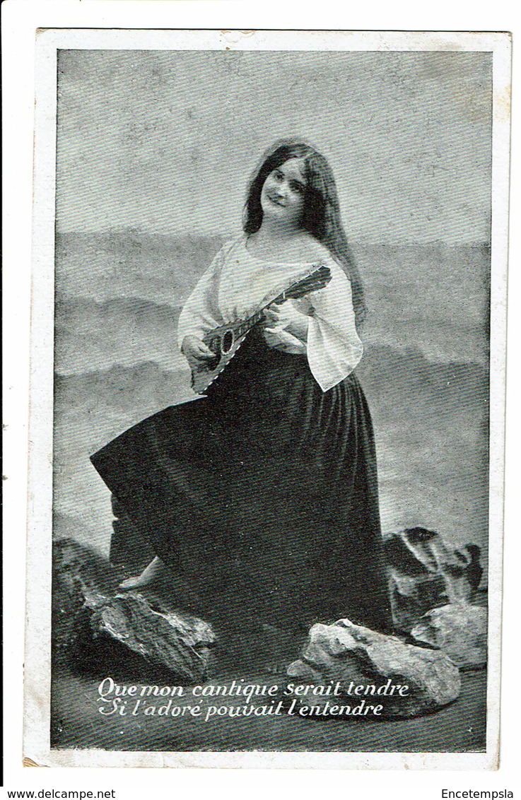 CPA - Carte Postale -Belgique -Fantaisie Femme Chantant 1909 VM1841 - Femmes