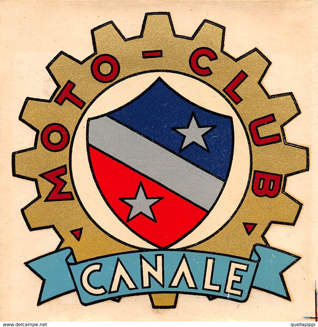 09153 "CANALE D'ALBA (CN) - MOTOCLUB - VETROFANIA COMMATA SUL FRONTE" ORIG - Autorennen - F1