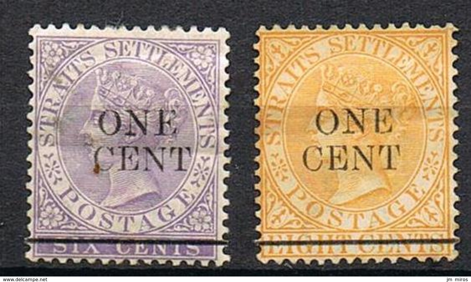 COLONIE ANGLAISE-MALACCA STRAITS SETTLEMENTS 49*-50(*) - Autres & Non Classés