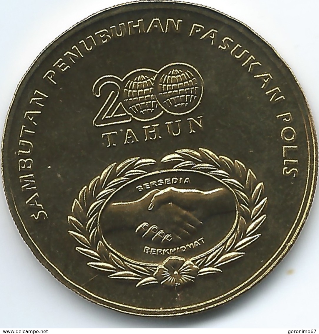 Malaysia - 1 Ringgit - 2007 - 200th Anniversary Of The Malaysian Police Force - KM162 - Malasia