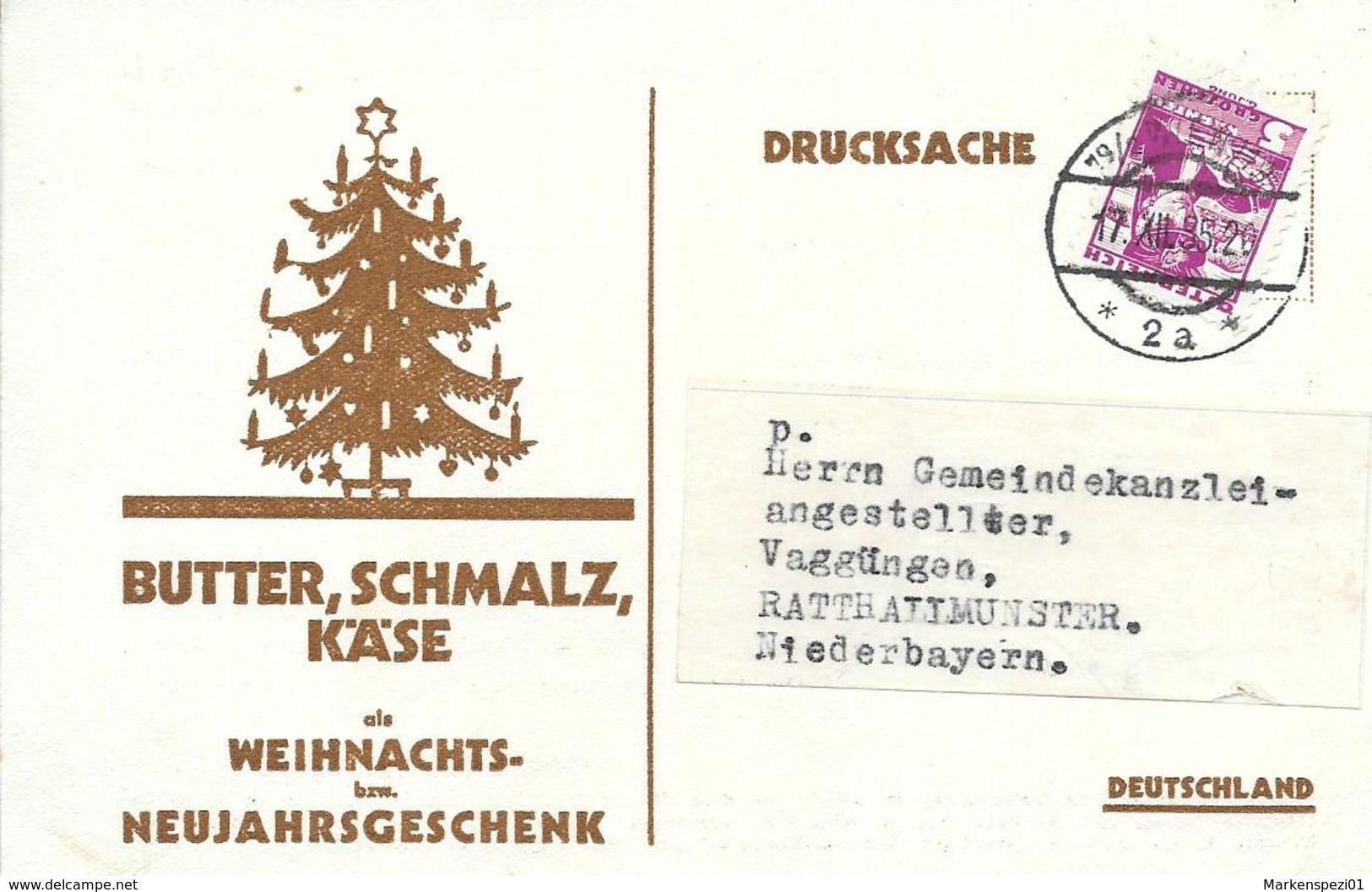 Österreich  Werbekarte EF 1935 - Rotthalmünster - Briefe U. Dokumente