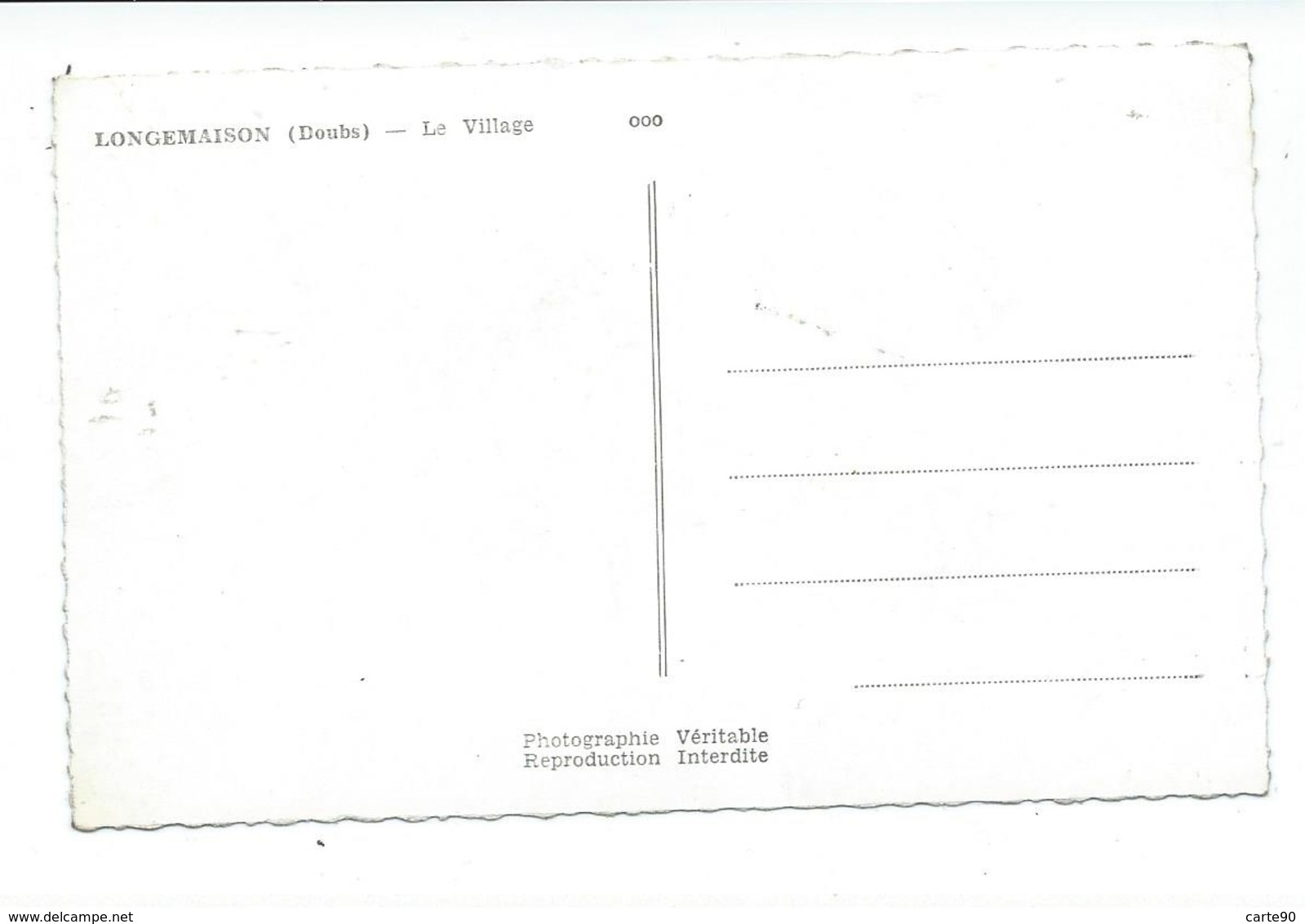 CPSM FORMAT CPA - LONGEMAISON - LE VILLAGE - Autres & Non Classés