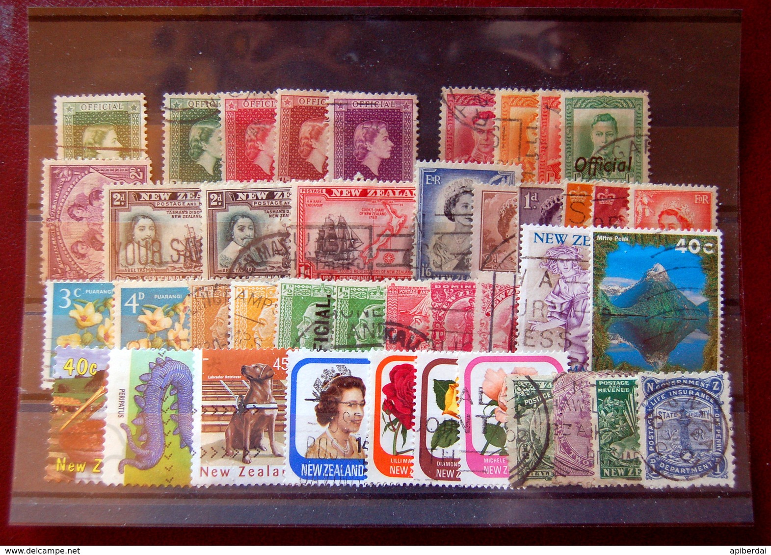 New Zealand - Small Batch 40 Stamps Used - Verzamelingen & Reeksen