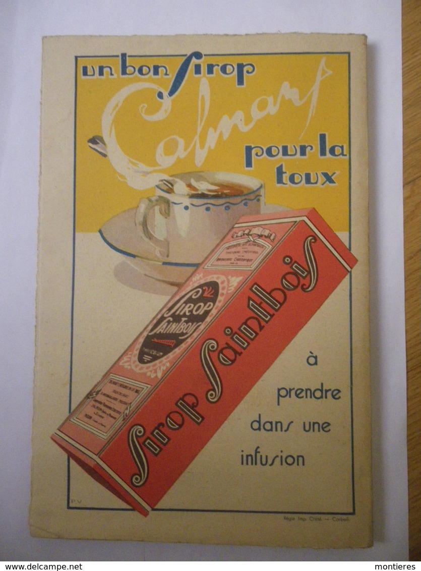 Almanach François 1936 Pharmacie Normale A. FOSSET Montfermeil 21 Grande Rue Tél. 11 - Tamaño Grande : 1921-40