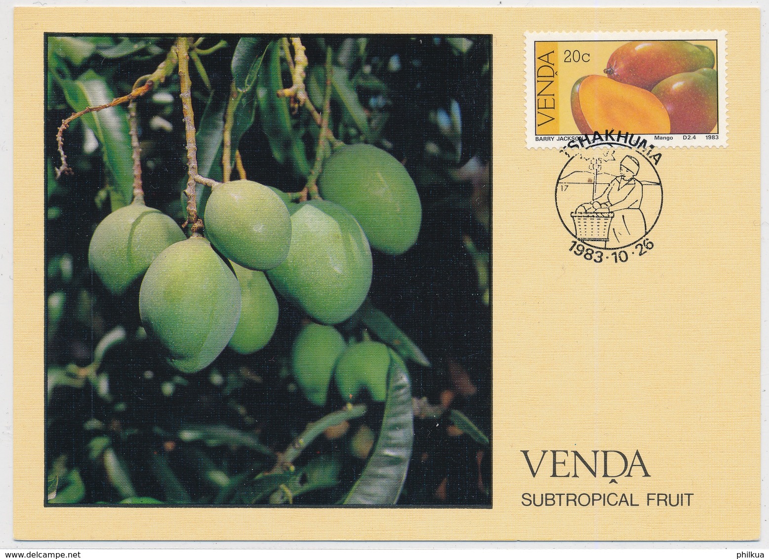 Venda - (Südafrika) - Maximumkarte Mango - Venda