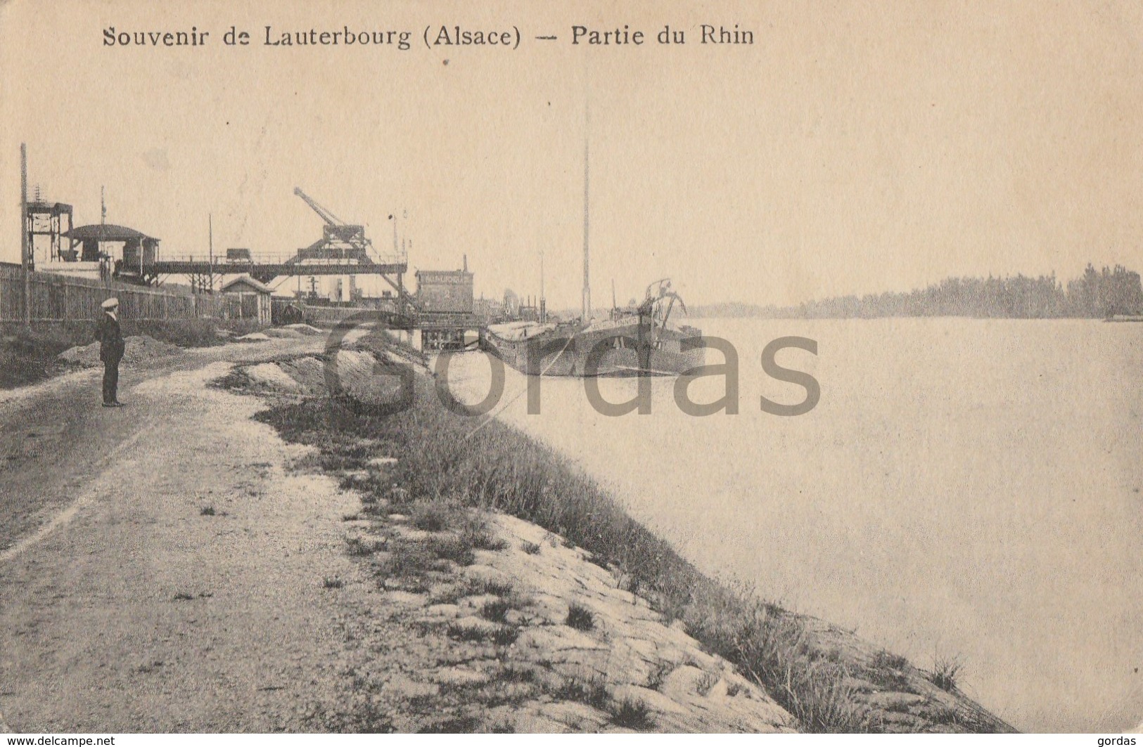 France - Lauterbourg - Partie Du Rhin - Ship - Lauterbourg