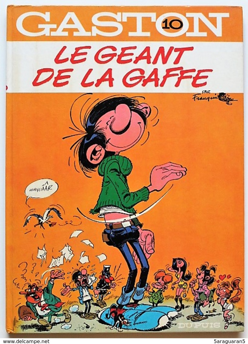 BD GASTON - 10 - Le Géant De La Gaffe - Rééd. 1974 - Gaston