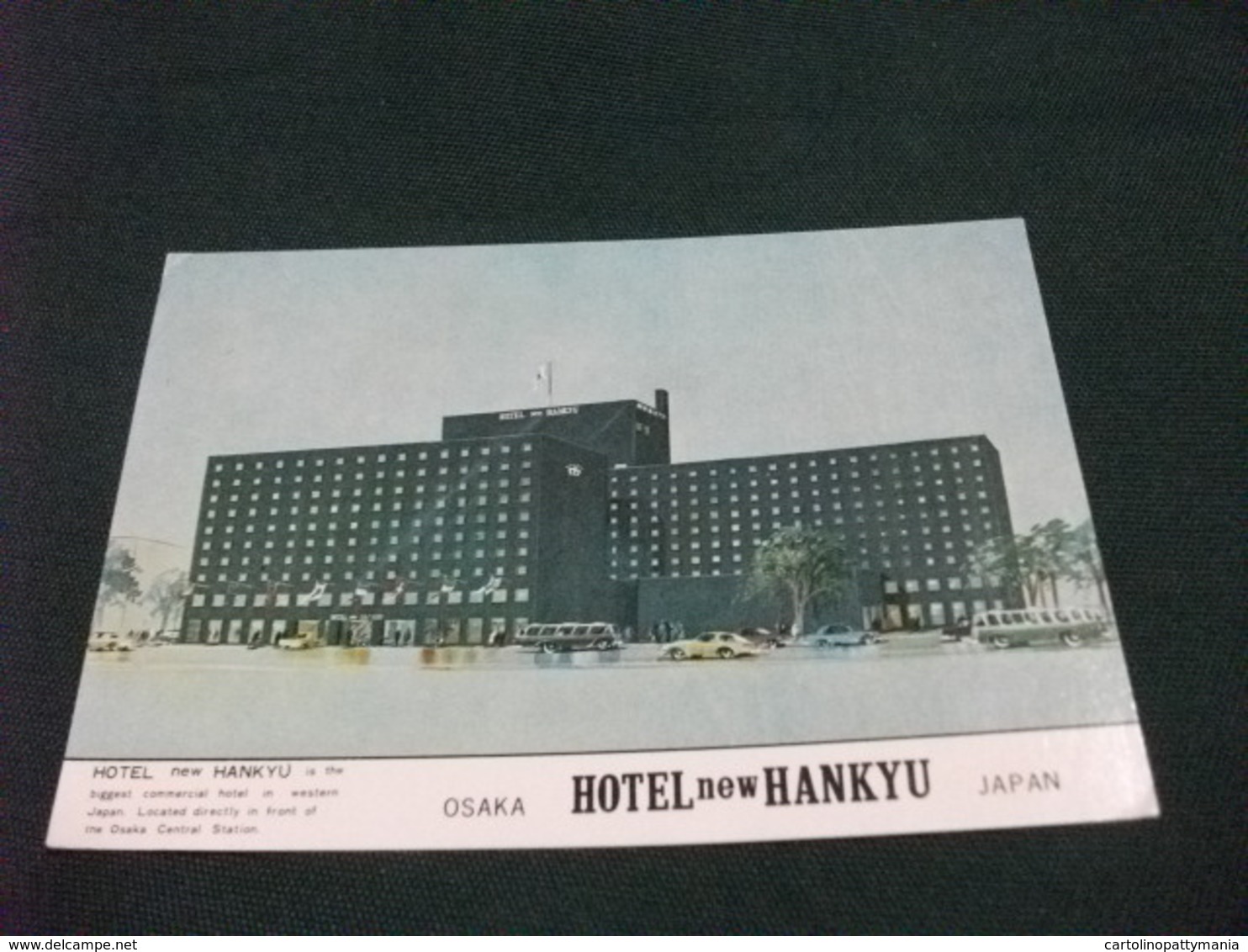 STORIA POSTALE FRANCOBOLLO JAPAN GIAPPONE HOTEL NEW HANKYU OSAKA - Alberghi & Ristoranti