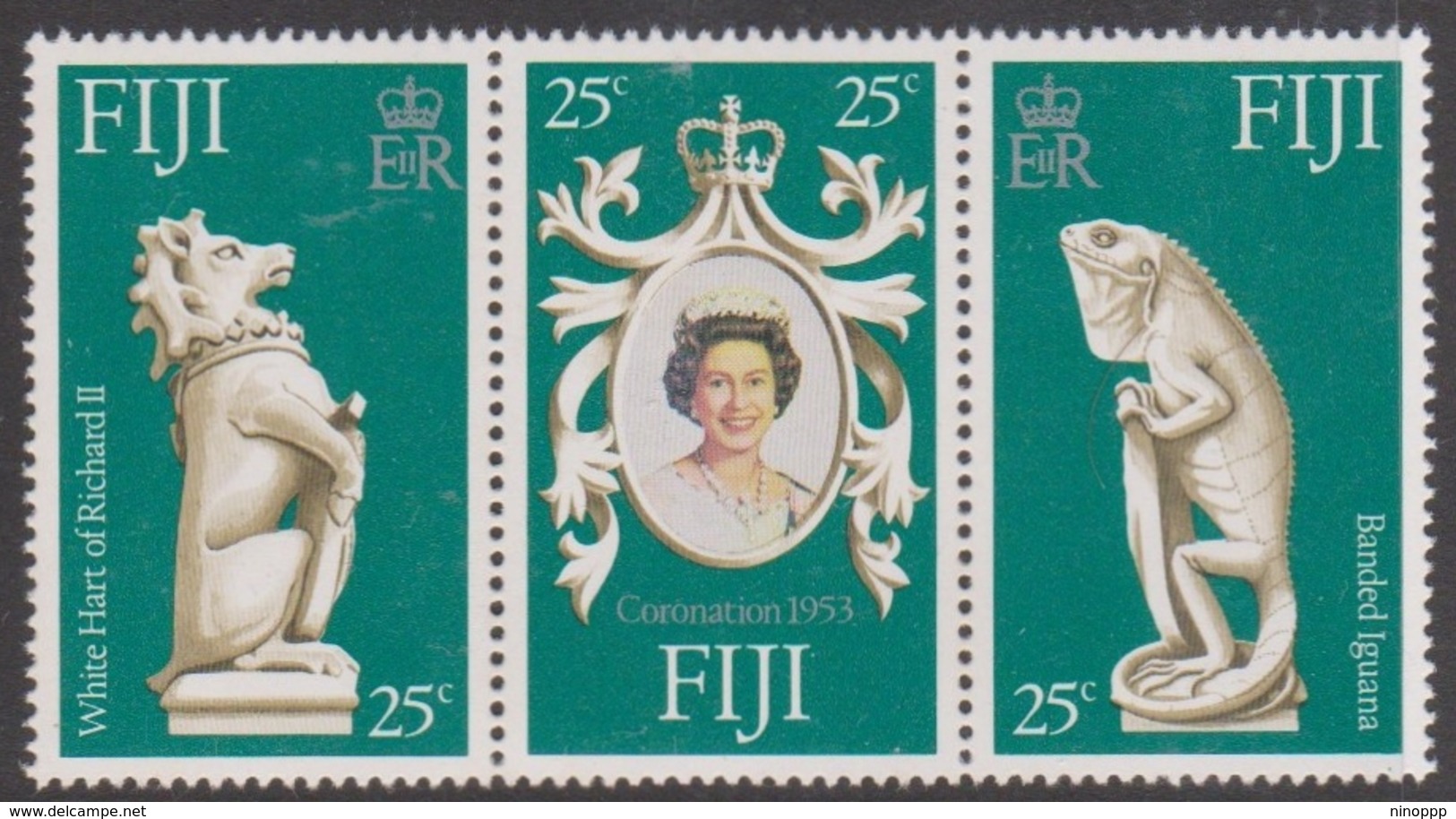 Fiji SG 549-551 1978 25th Anniversary Of Coronation, Mint Never Hinged - Fiji (1970-...)