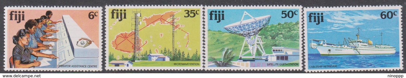 Fiji SG 615-618 1981 Telecommunications, Mint Never Hinged - Fiji (1970-...)