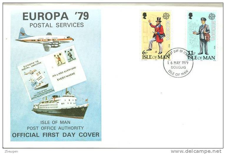 ISLE OF MAN 1979 EUROPA CEPT FDC - 1979