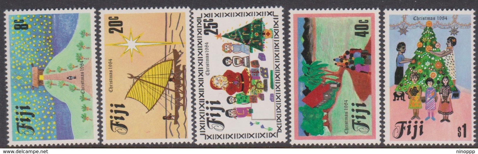 Fiji SG 688-692 1984 Christmas, Mint Never Hinged - Fiji (1970-...)