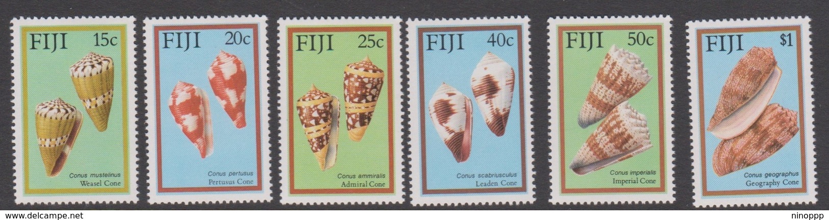 Fiji SG 752-755 1987 Cone Shells, Mint Never Hinged - Fiji (1970-...)