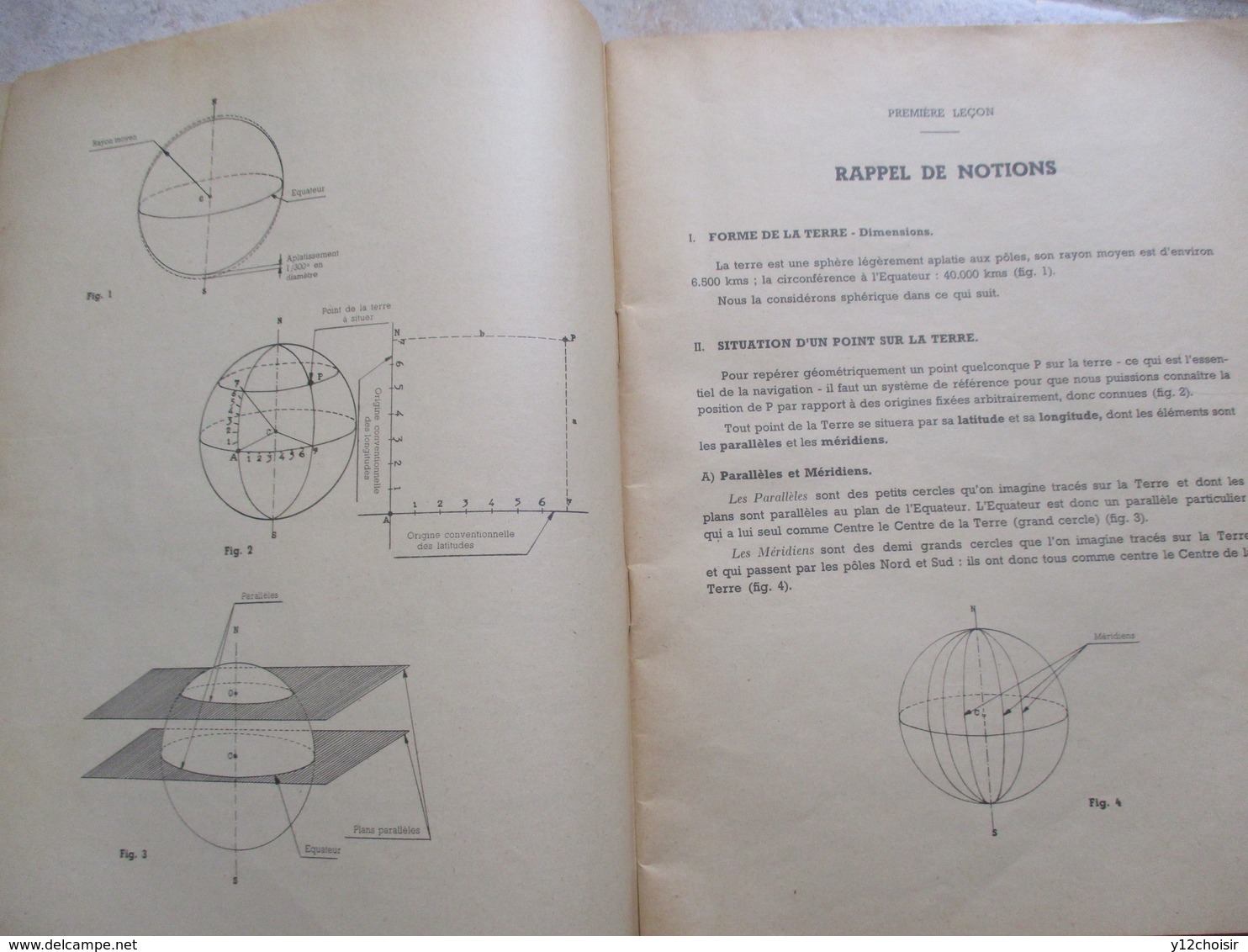 FASCICULE 1950 AVIATION CIVILE COMMERCIALE GEOGRAPHIE & NAVIGATION AU B.E.S.A. AERONAUTIQUE MARRAKECH AVORD IMP. ROANNE - Autres & Non Classés