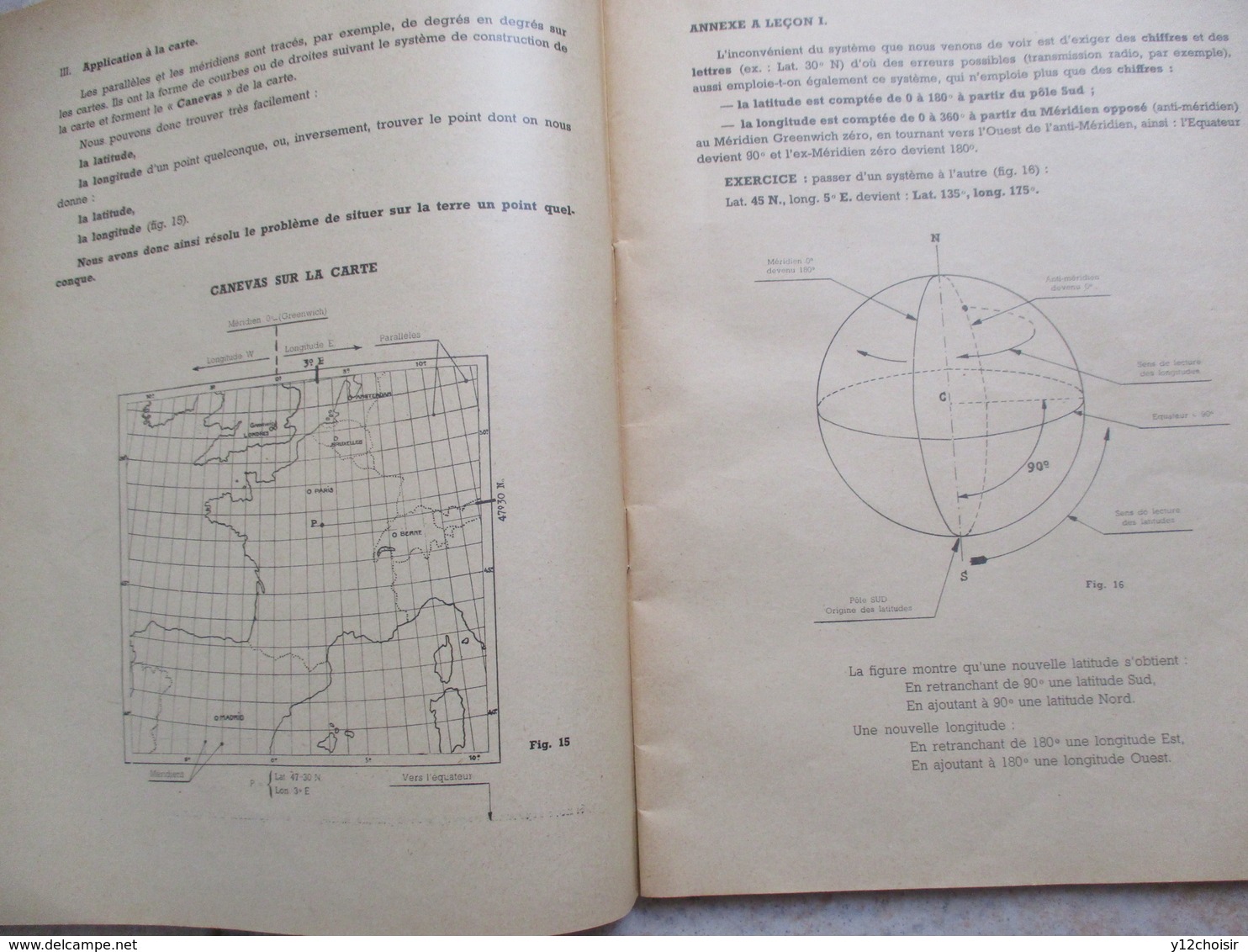 FASCICULE 1950 AVIATION CIVILE COMMERCIALE GEOGRAPHIE & NAVIGATION AU B.E.S.A. AERONAUTIQUE MARRAKECH AVORD IMP. ROANNE - Autres & Non Classés