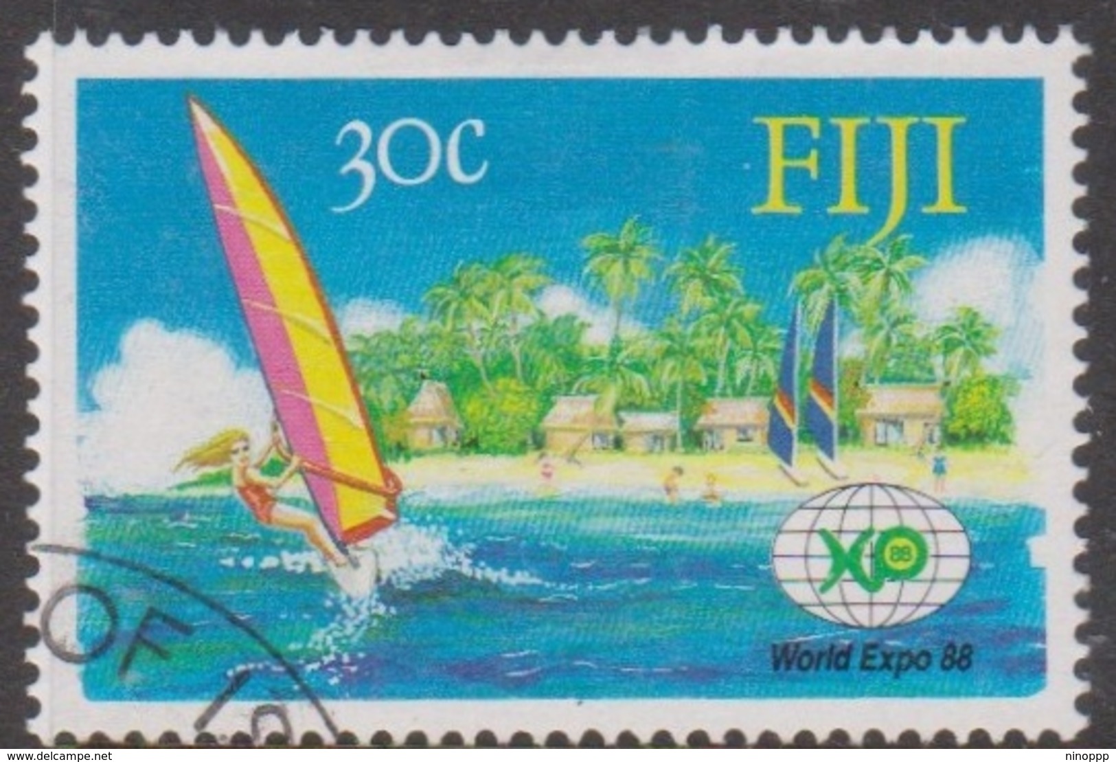 Fiji SG 770 1988 World Expo 88 Fair, Used - Fiji (1970-...)