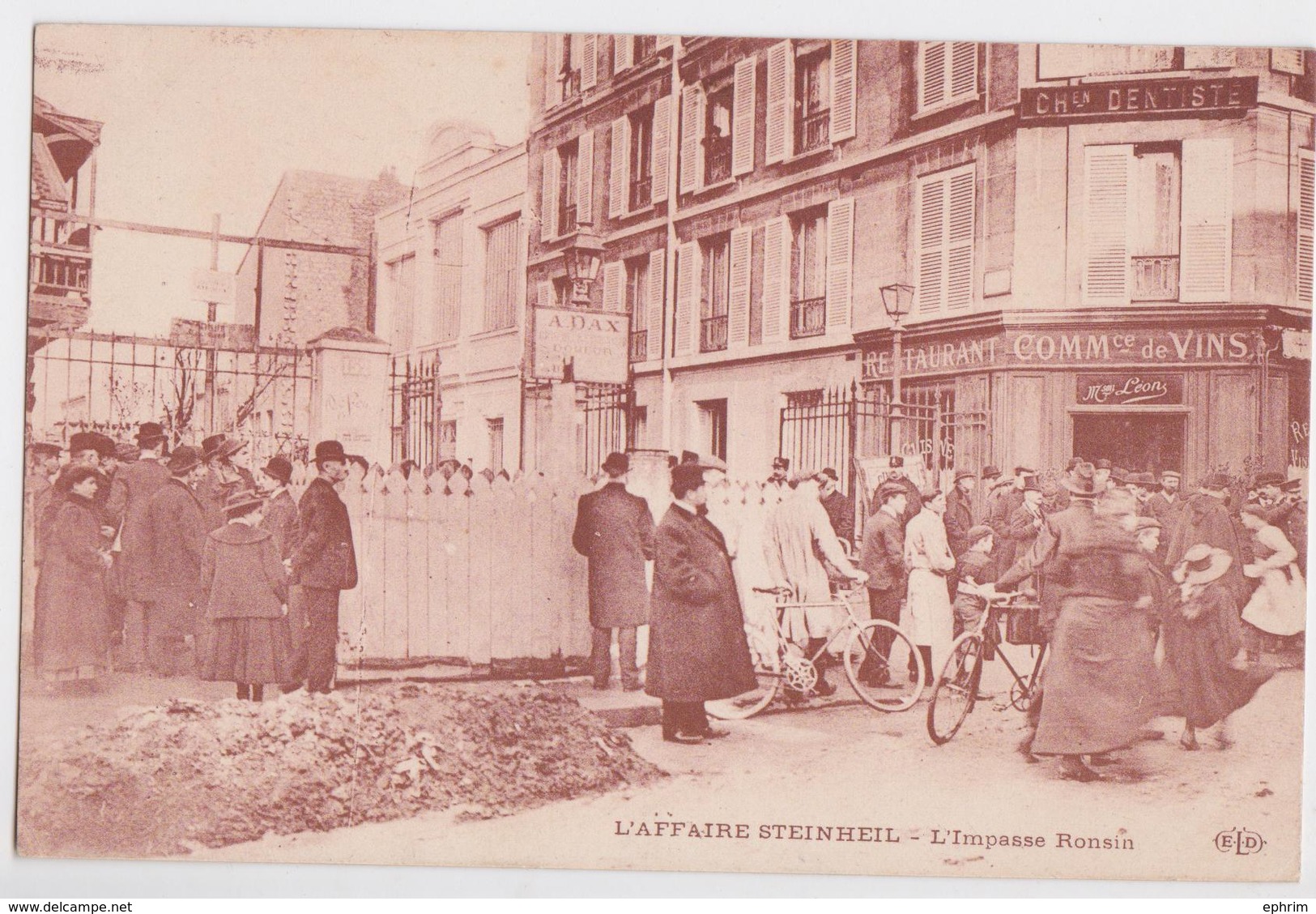 PARIS XVe - L'Affaire Steinheil - Impasse Ronsin - Double Assassinat - Crime - Justice - Félix Faure - Dreyfus - ELD - District 15