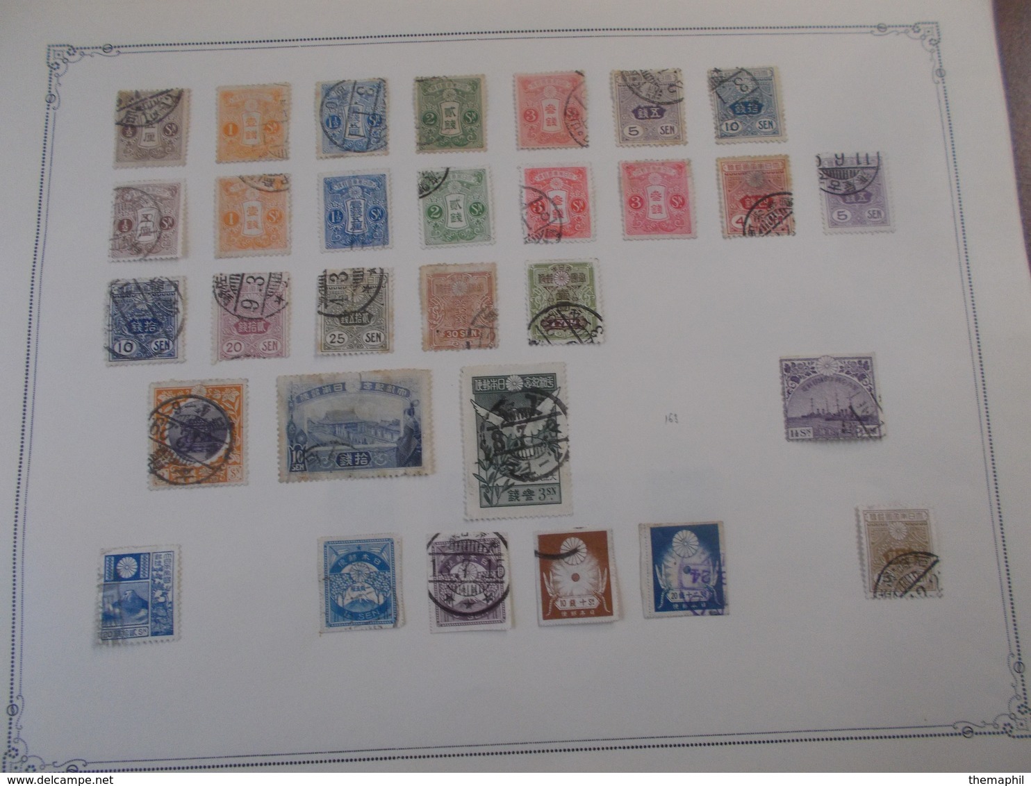 lot n°306 IRAN + TURQUIE egypte etc...  semi modernes sur pages d'albums neufs ou obl.