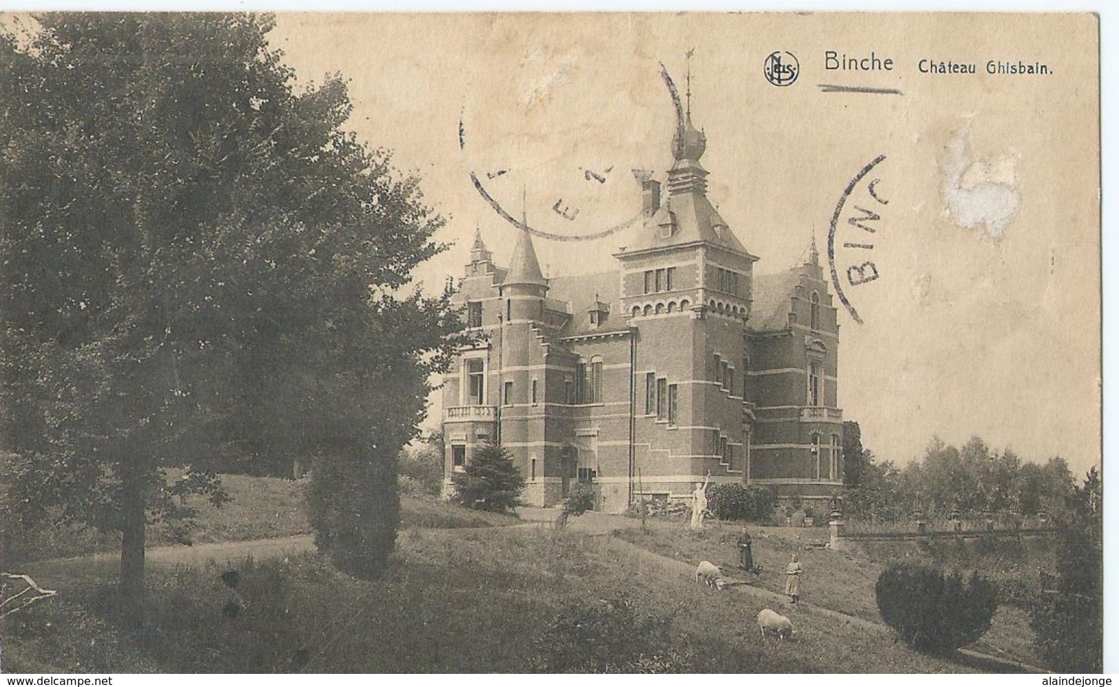 Binche - Château Ghisbain - Edit. R. Winance-Laurent - 1928 - Binche