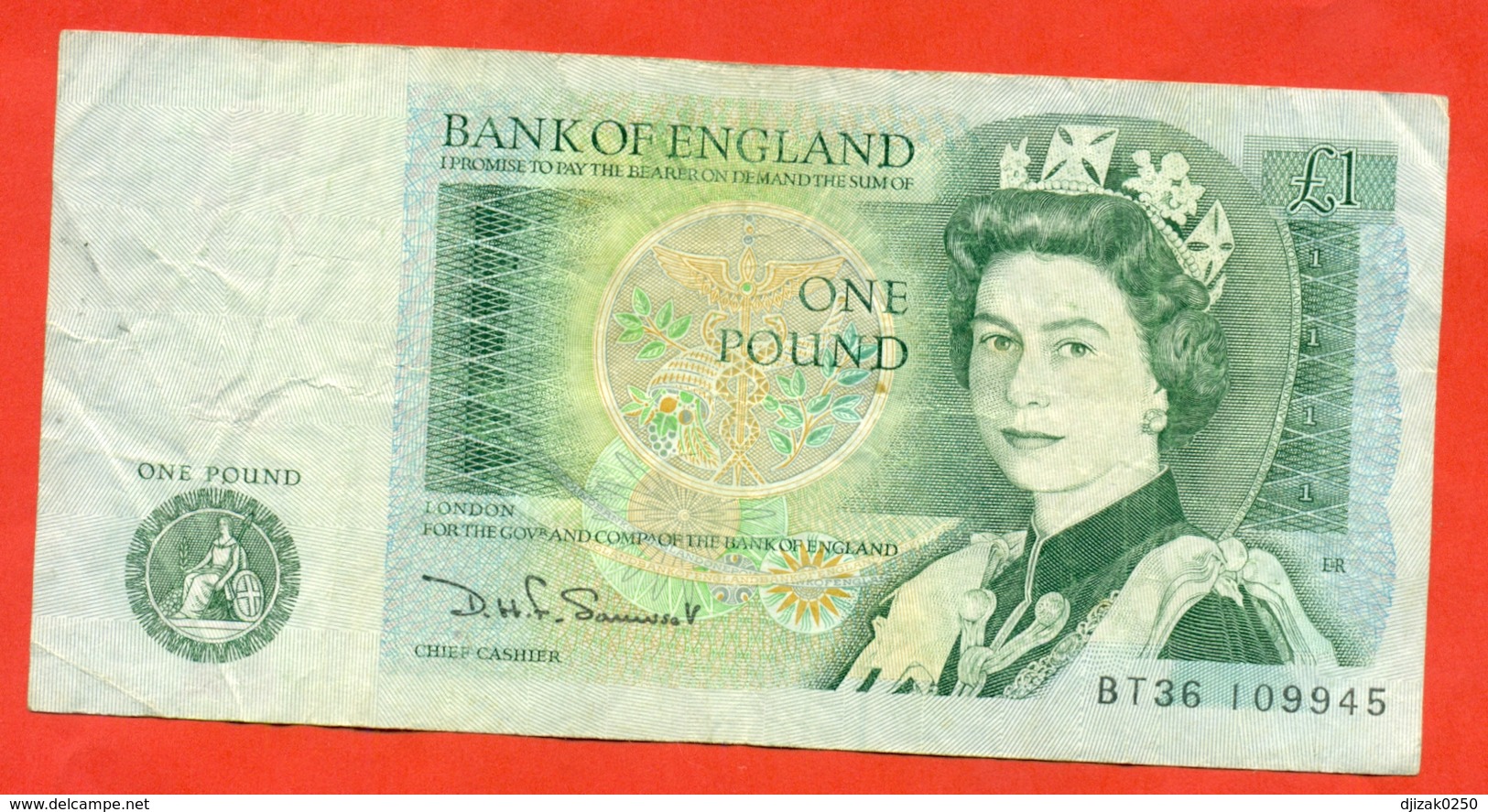 England 1981. One Pound. "Somerset" VF. - Andere - Europa