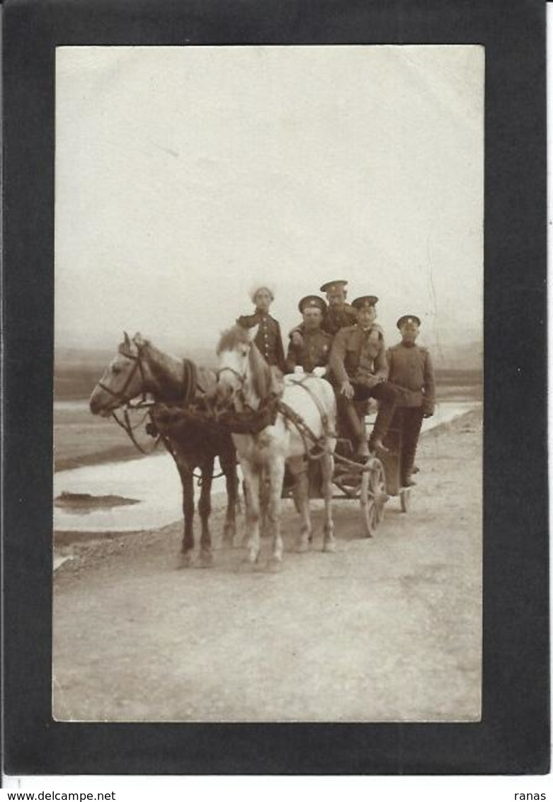 CPA Perse Iran Persia écrite Voir Scan Du Dos Carte Photo RPPC Russian Troops Russie - Iran