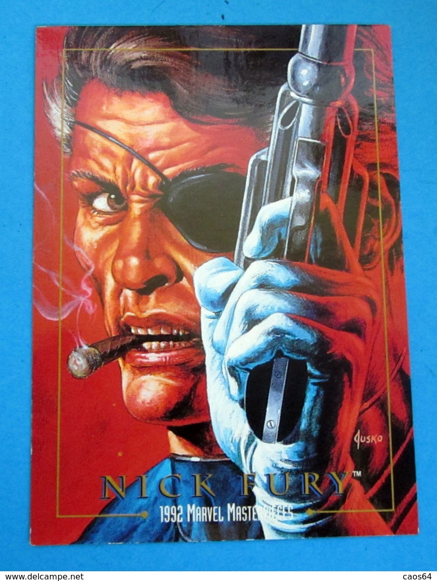 NICK FURY MUSKO MARVEL MASTERPIECES 1992 N 64 - Marvel