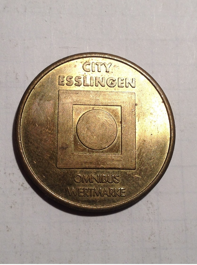 Gettone Token Germania Germany Esslinger Batzen Omnibus Transit - Monetari/ Di Necessità