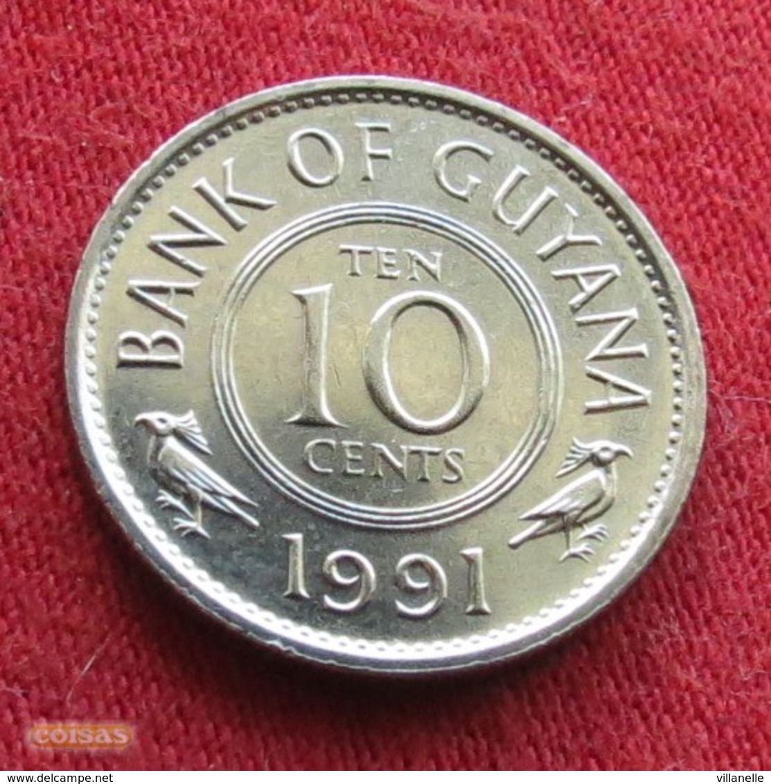 Guyana 10 Cents 1991 KM# 33 Guiana - Guyana