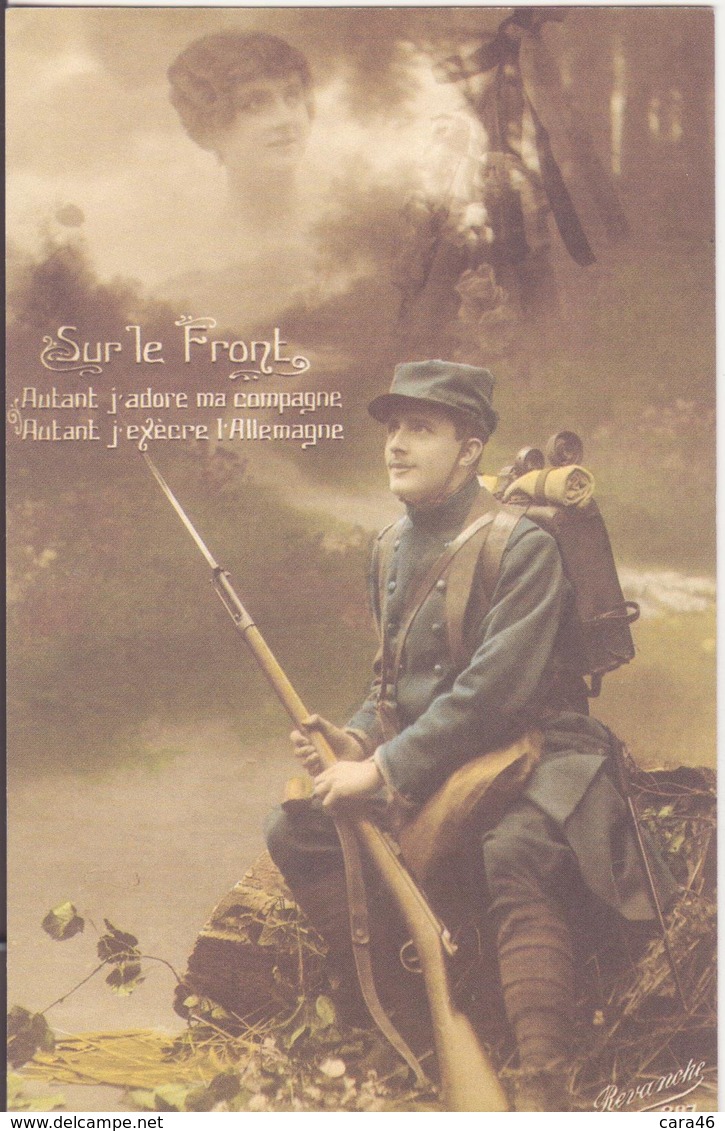 CP - SUR LE FRONT - Guerre 1914-18