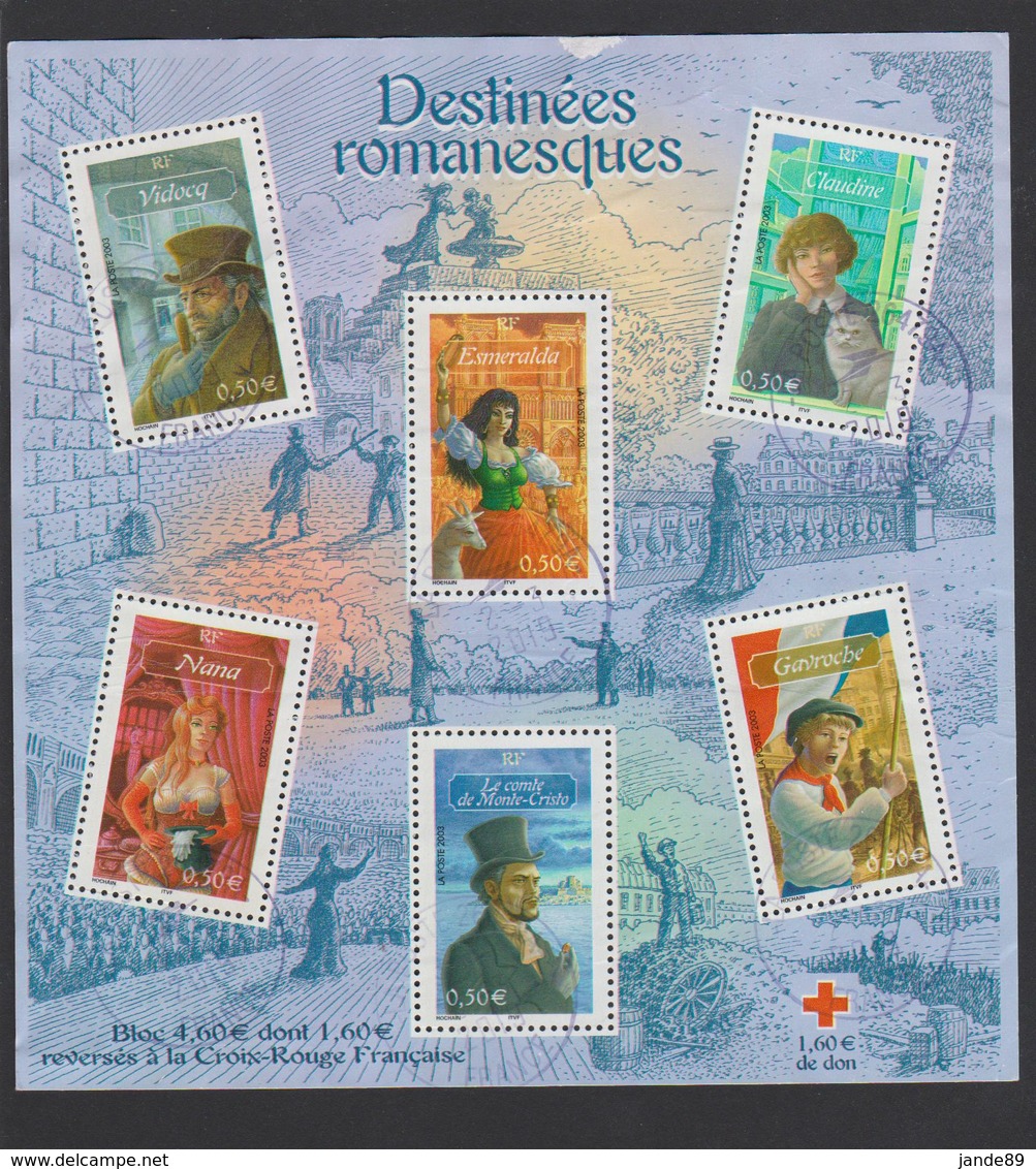 France - Bloc Feuillet N° 60 - Destinées Romanesque  2003 Oblitéré - Used