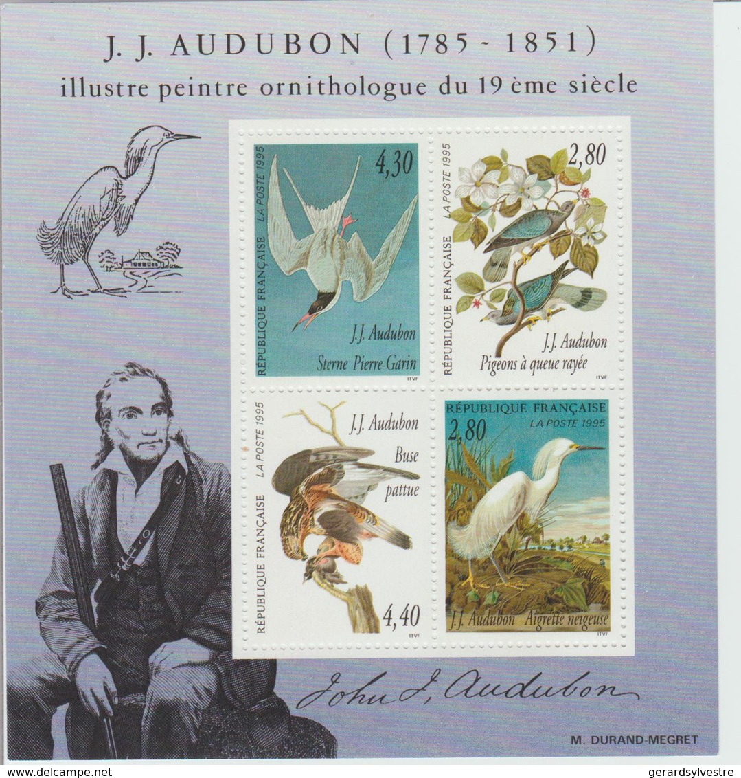 Hommage Au Peintre Ornithologue J J Audubon - Mint/Hinged