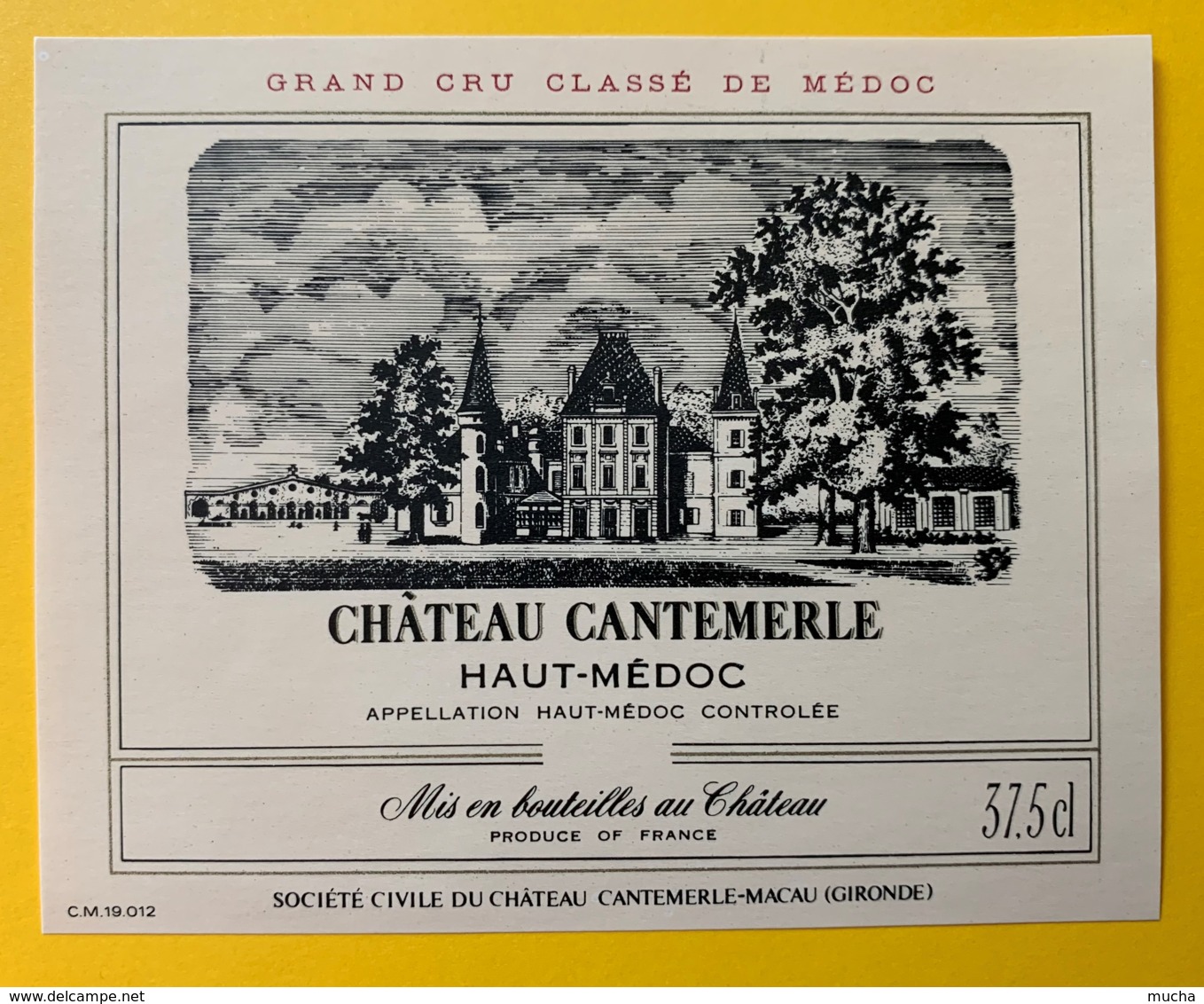 10171 - Château Cantemerle Haut-Médoc 37.5cl - Bordeaux