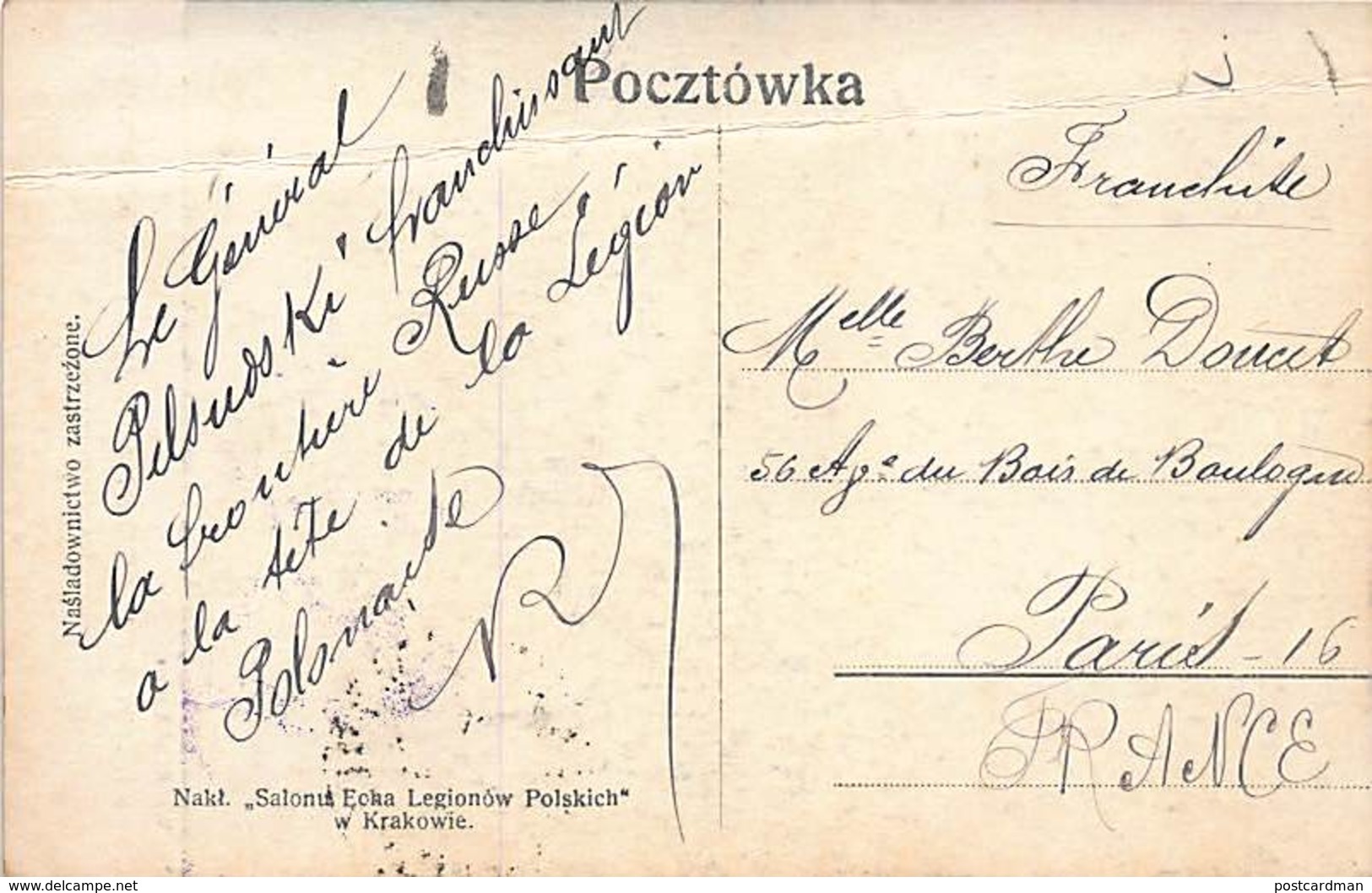 Poland - Brygadyer PILSUDZKI, Painting By Wierciak - SEE POSTMARKS. - Pologne