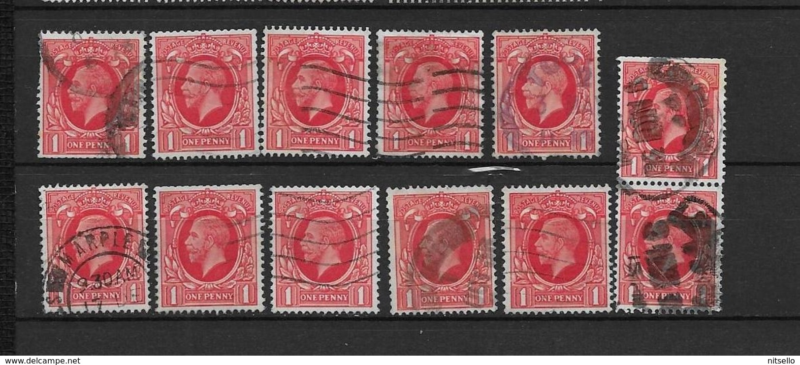 LOTE 1890 /// GRAN BRETAÑA - YVERT Nº: 188  LOTE MATASELLOS // ¡¡¡ LIQUIDATION !!! - Used Stamps