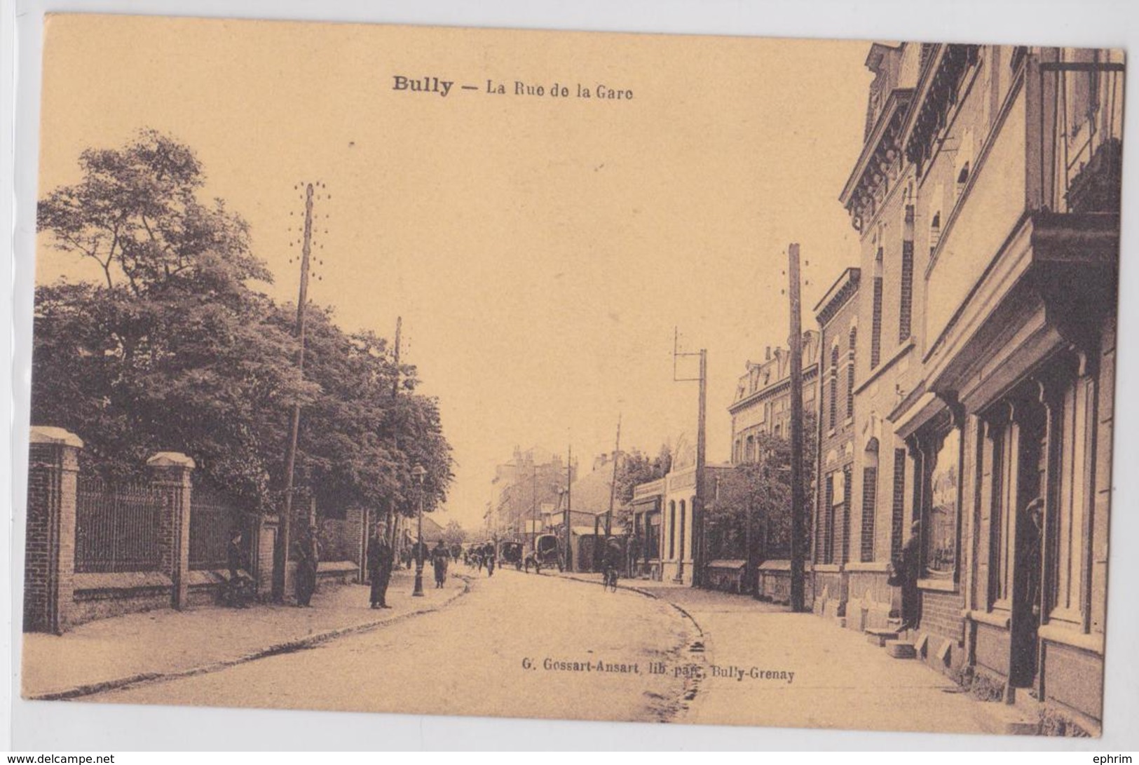 BULLY-GRENAY - La Rue De La Gare - Autres & Non Classés