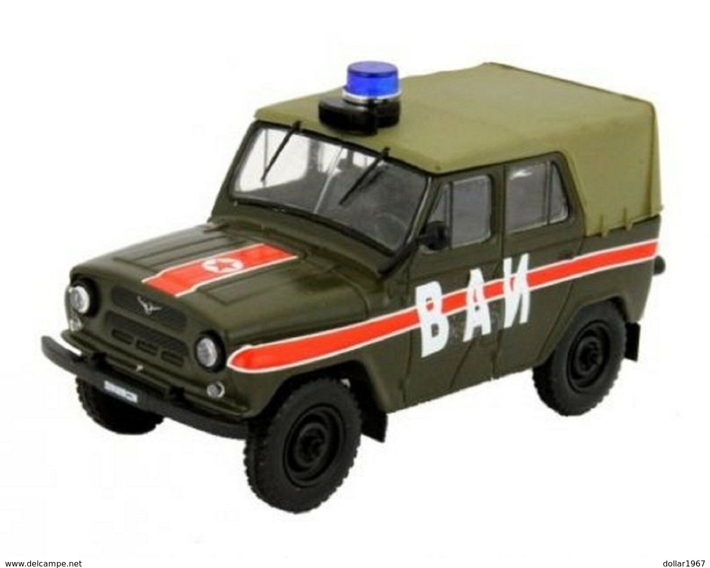 1:43 Russische UAZ-469 Militaire Verkeerspolitie - See The Foto S  For Condition. ( Originalscan ) - Militares