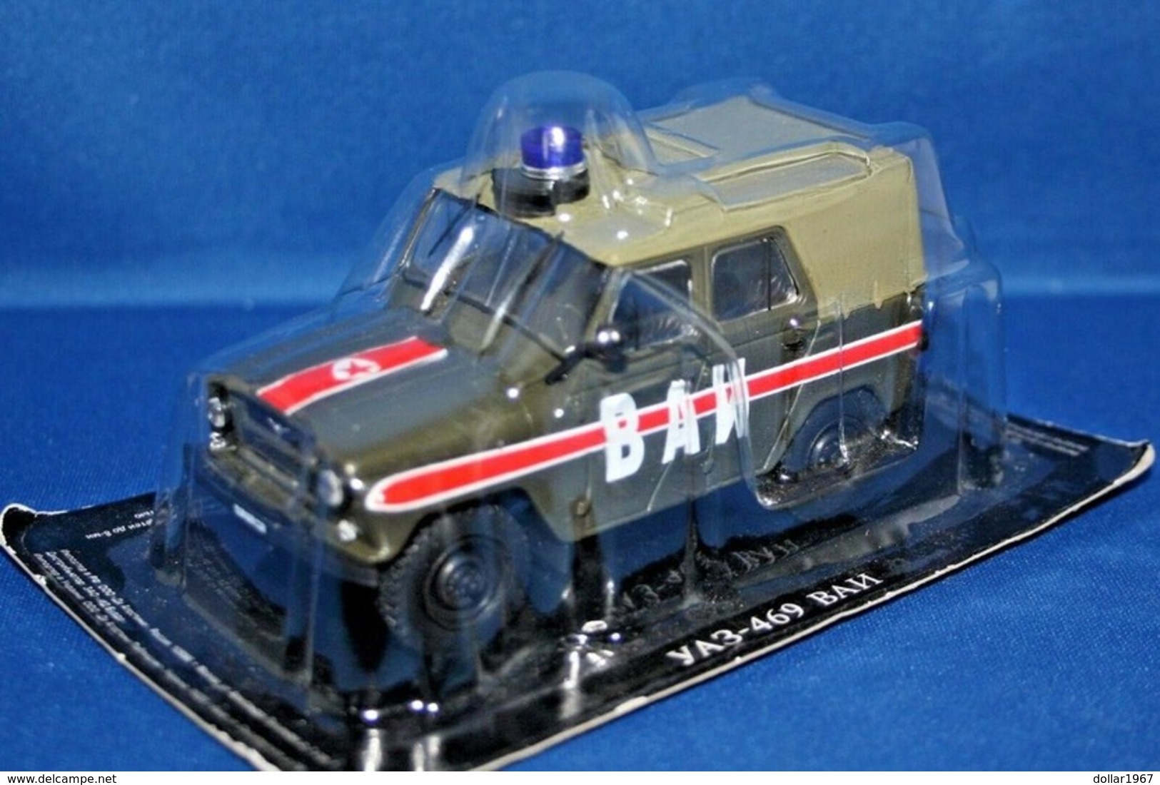 1:43 Russische UAZ-469 Militaire Verkeerspolitie - See The Foto S  For Condition. ( Originalscan ) - Militari