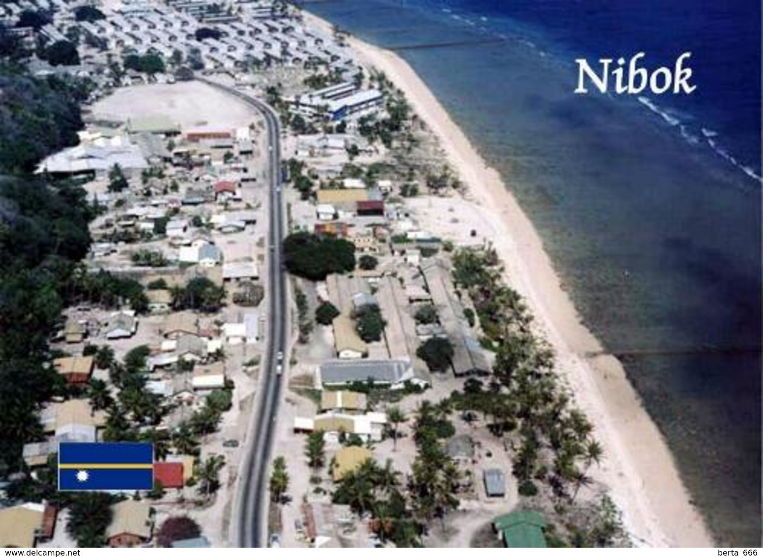 Nauru Nibok Aerial View New Postcard - Nauru