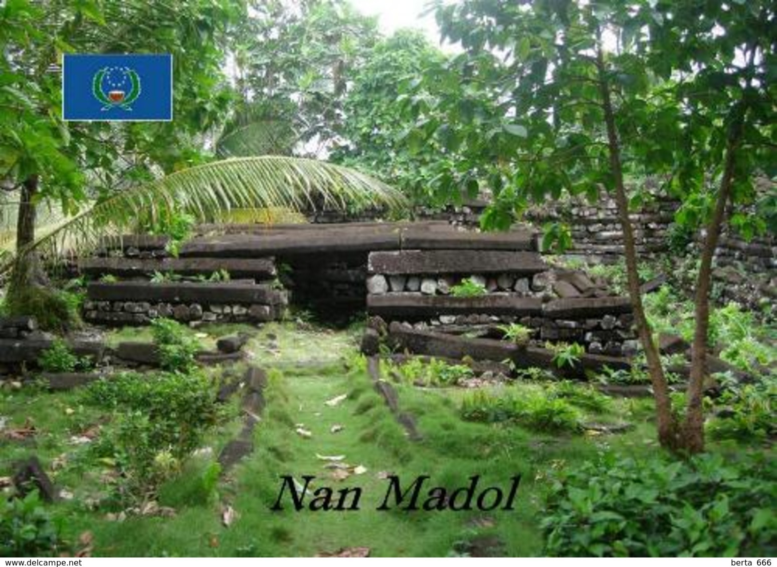 Micronesia Pohnpei Nan Madol UNESCO New Postcard Mikronesien AK - Micronesia