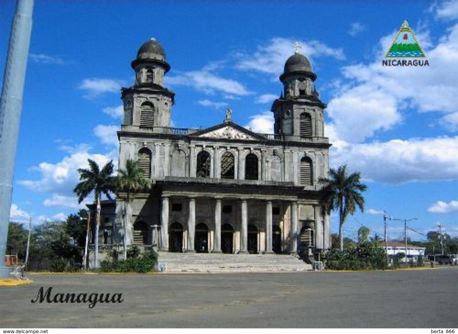 Nicaragua Managua Cathedral New Postcard - Nicaragua