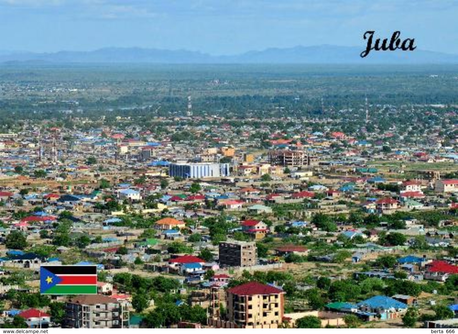 AK Südsudan South Sudan Juba Aerial View New Postcard - Sudan