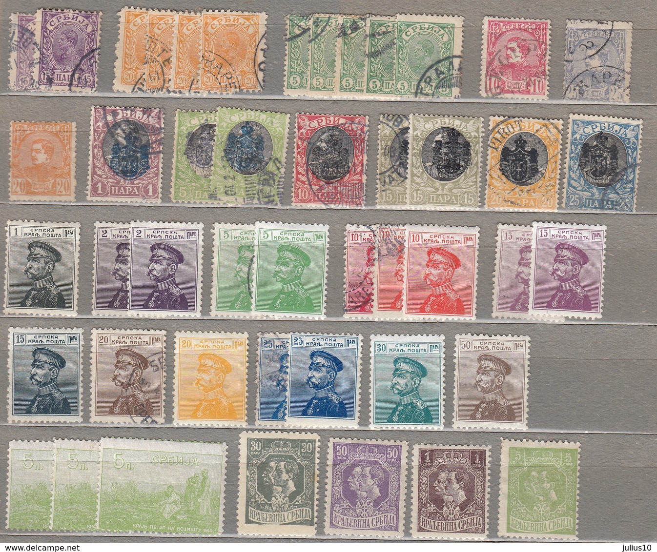 SERBIA Nice Old Used Mint Stamps Lot #24458 - Serbien