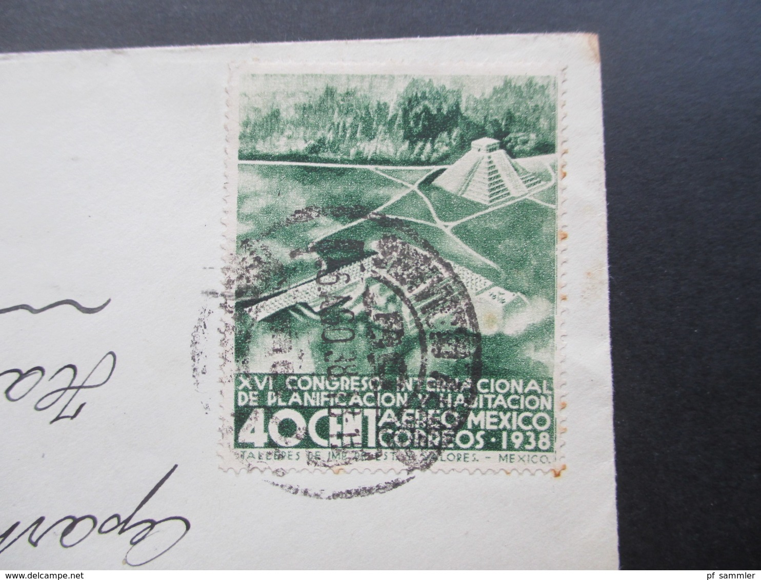 Mexico 1938 Luftpost / Airmail Nach Habana Cuba Deutsche Gesandtschaft Legacion De Alemania Congreso Internacional - México