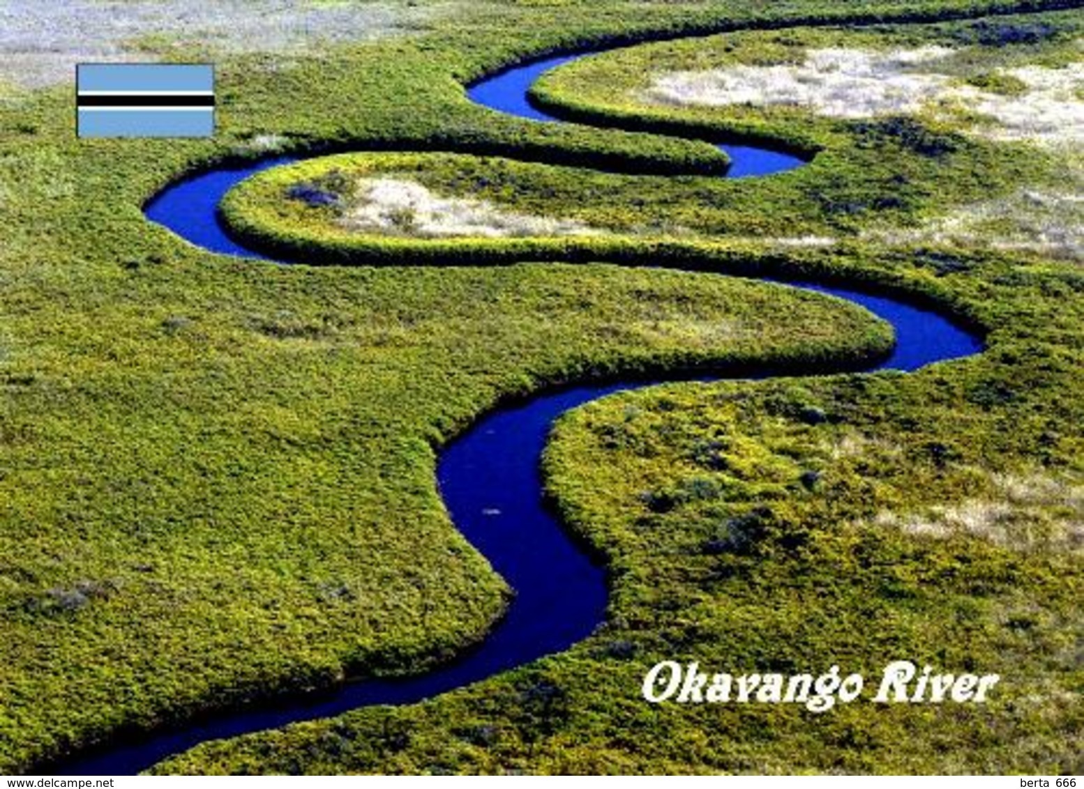 Botswana Okavango Delta UNESCO New Postcard - Botswana