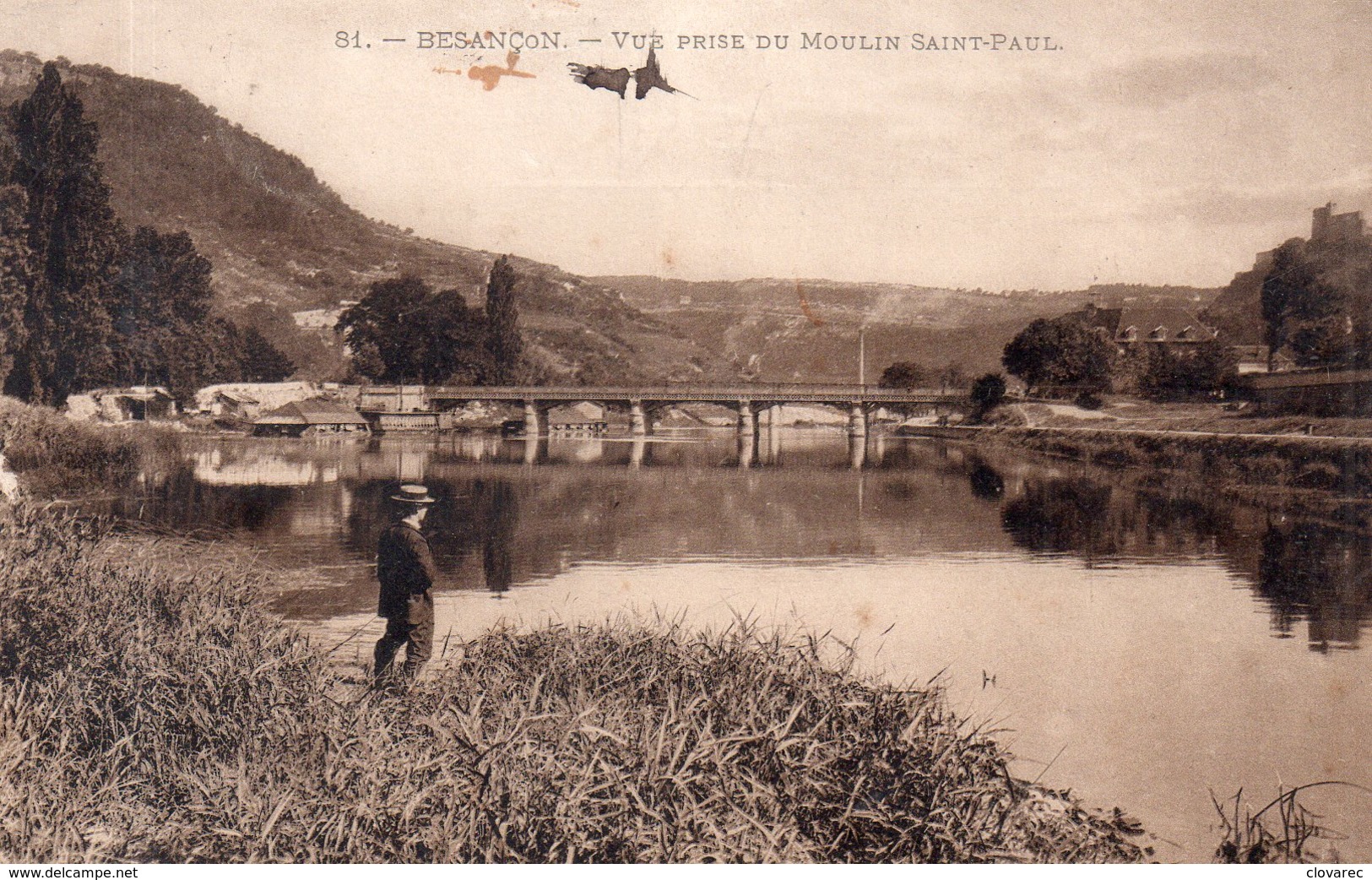 BESANCON  "  Vue Prise Du Moulin Saint Paul" - Besancon